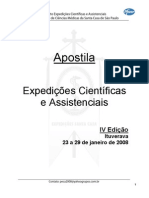 Projeto Expedições Científicas e Assistenciais Faculdade de Ciências Médicas da Santa Casa de São Paulo