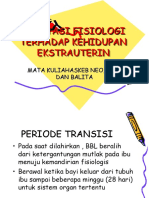 Adaptasi Fisiologi Terhadap Kehidupan Ekstrauterin