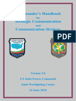 Commander's Handbook Strategic Communication Communication Strategy 