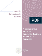 Global Citizenship Education in Europe: A Comparative Study On Education Policies Across 10 EU Countries