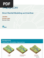 Direct Rainfall Modelling and Interflow: Jacobs