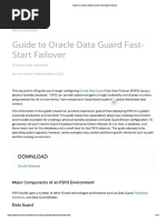 Guide to Oracle Data Guard Fast- Failover