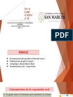 Redacción Y Técnicas de Comunicación Efectiva Ii: Facultad de Química E Ingeniería Química Ciclo de Recuperación 2021-2