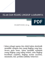 Islam, Ruang Lingkup Ajarannya