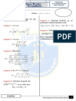 Examen Bimestral - Algebra