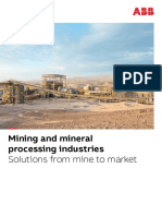 Mining and Mineral Processing Industries: Solutions From Mine To Market