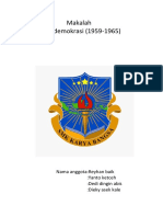 Makalah Demokrasi (1959-1965) : Nama Anggota:reyhan Baik:yanto Ketceh:dedi Dingin Abis:dieky Asek Kale