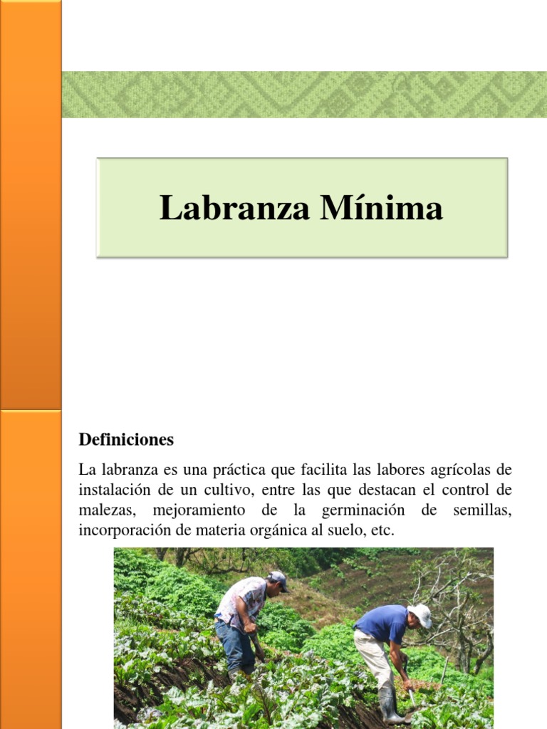 Labranza PDF Agricultura Industria de alimentos