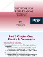 Consonant sounds (Phonics)