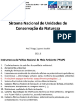 Aula - Sistema Nacional de Unidades de Conservação Da Natureza