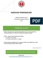 Adekuasi Hemodialisis: Pelatihan HD Dokter Umum Perhimpunan Nefrologi Indonesia 2022