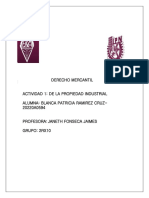 Derecho Mercantil de La Propiedad Industrial