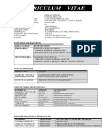 Curriculum Vitae: Estudios Realizados