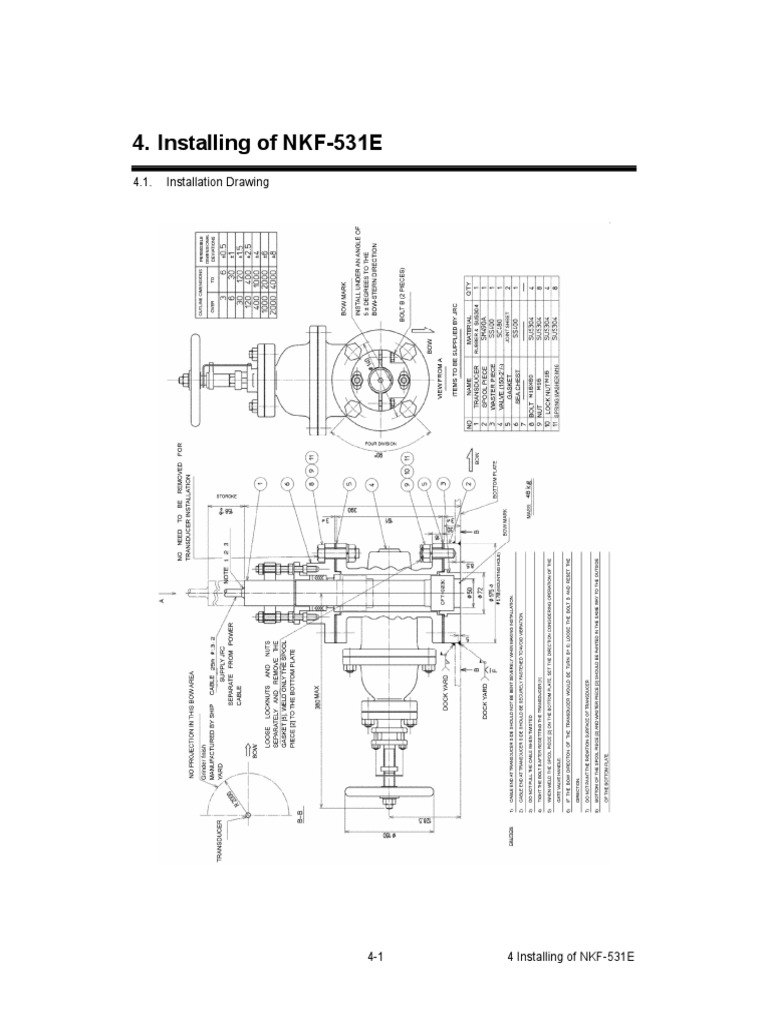 Nkf 531e transducer diamensions pdf