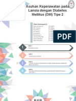 Asuhan Keperawatan Pada Lansia Dengan Diabetes Mellitus (DM) Tipe 2