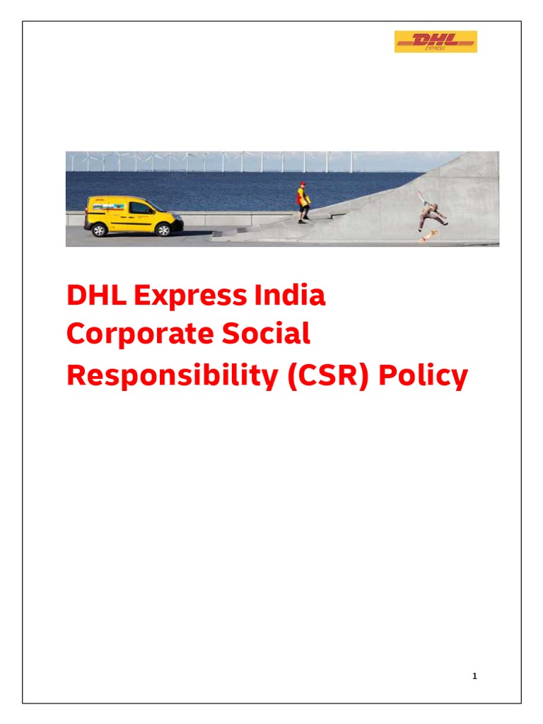 DHL Express India CSR Policy Overview | PDF | Corporate Social ...