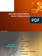 Jenis Dan Karakteristik Media Pembelajaran