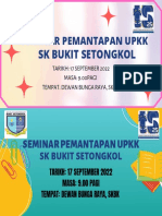 Seminar Pemantapan Upkk: SK Bukit Setongkol