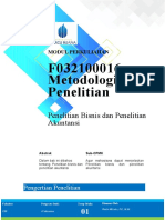 Modul Metodologi Penelitian (TM1)