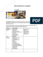 Ámbitos Alimentarios y El Deporte