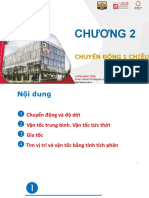 Chương 2: Chuyển Động 1 Chiều