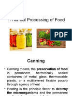 Thermal Processing of Food