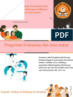 Konsep Kebidanan Komunitas Dan Menentukan Perhitungan Indikator Kesehatan Masyarakat