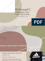 IPS Formatif 2: Perdagangan Antar Negara Dan Daerah