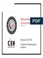 CEHv6 Module 48 Corporate Espionage by Insiders