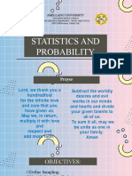 Statistics and Probability: Arellano University