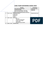 Rundown Acara Team Gathering Asoka 2023