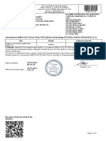 Surname/ Forename: Solomin Alexey: Coronavirus Sars-Cov-2 Real Time PCR (Smart Technology Evotech-Mirai Genomics LLC)