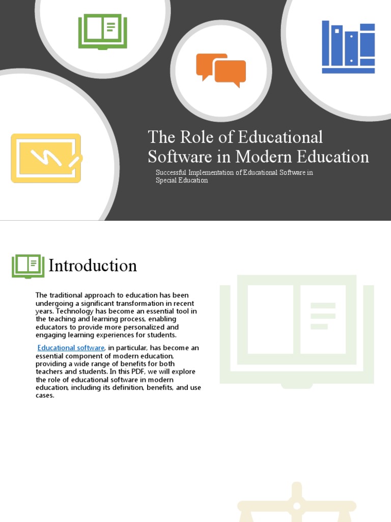 Educational Software in Modern Education | PDF | Business