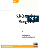 OCW SubContract Management