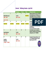Wellbeing Calendar For Public April 2023