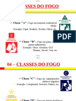 Classes de Fogo e Agentes Extintores