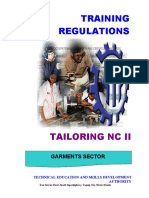 Tailoring Training Regulations