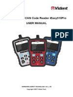 Vident Ieasy310 OBDII (EOBD) +CAN Code Reader User Manual EN V1.0