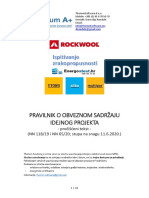 Pravilnik o Obveznom Sadrzaju Idejnog Projekta NN 65 20 Procisceni Tekst