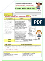 Ses-Lun-Comun-Bienvenida Jugamos Leyendo Textos Instructivos