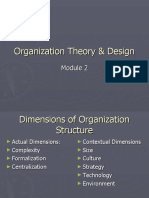 Module 2 Dimensions of Organization Structure
