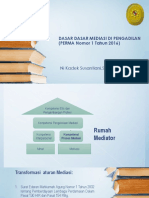 Dasar Dasar Mediasi Di Pengadilan (PERMA Nomor 1 Tahun 2016)