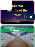 Islamic Months of The Year