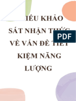 Phiếu khảo sát phẩm chất