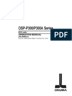 OSP-P300/P300A Series: Operation Manual