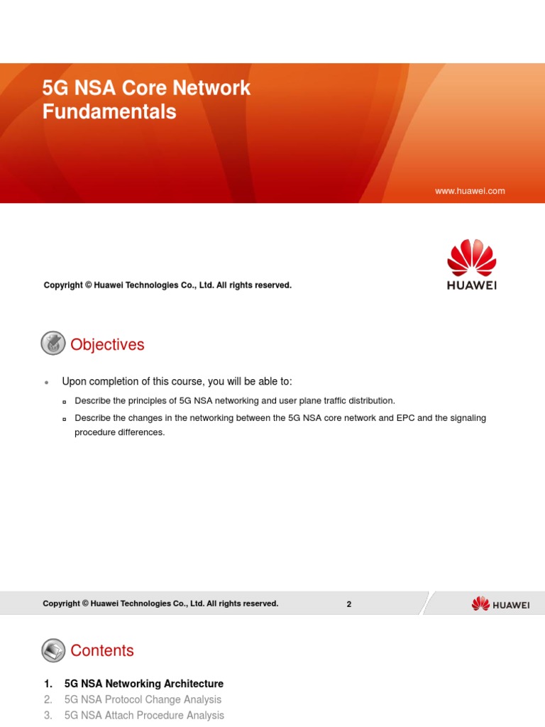 5 5G Core V100R001C10 5G NSA Core Network Fundamentals-B-V1.0 ...