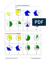 Grade 2 Fractions Compare A