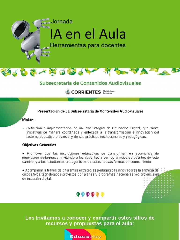 IA en el Aula: Herramientas para Docentes | PDF | Inteligencia ...
