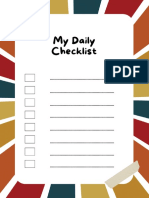 My Daily Checklist