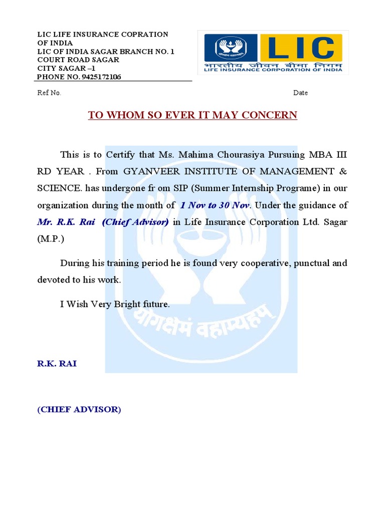 Certificate PDF Business